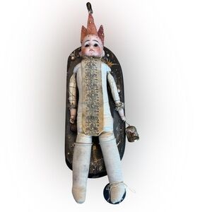 Vintage doll reimagined by Danielle Devereau of the creeper gallery